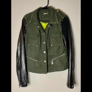 J2 military green bomber jacket